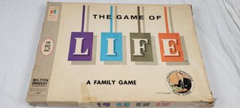 1960 Milton Bradley The Game Of Life Vintage Board Game