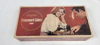 Vintage Scrabble Cubes Crossword Game From 1968