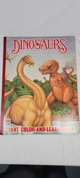 A Giant Color And Learn Book, 22' X 17' Dinosaurs 1993