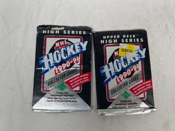 Lot Of 2 1990-91 Upper Deck Hockey Cards Pack