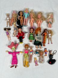 Lot Of Assorted Vintage Dolls  AS IS