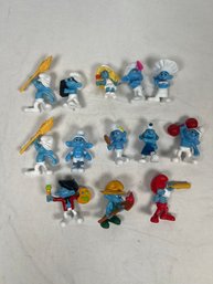 Group Of 13 McDonalds Happy Meal Toys The Smurfs 2011