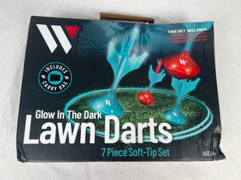 7 Piece Soft-tip Set Glow In The Dark Lawn Darts