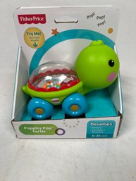 Fisher-Price Ppopity Pop Turtle, Rolling, Popping Fun! 6M