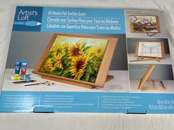 Artist's Loft Collapsible All-Media Wooden Tabletop Flat Surface Easel