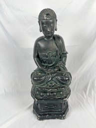 Meditating Sitting Buddha Home And Garden Statue Concrete, Large And Heavy