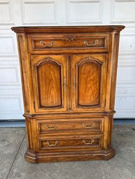 Heritage Grand Tour Solid Wood Highboy Armoire Chest Of Drawers