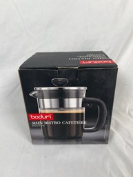 Bodum Shin Bistro French Press 4 Cup (17 Fl Oz 0.5 L) Coffee Maker