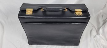 Levenger Black Leather Brief Case