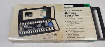 Buffalo SAE And Metric Socket Set NOT COMPLETE