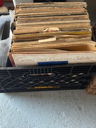 Box 8 With ~70 Records Various Styles, Genres Of Music As Is