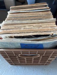 Box 9 With ~70 Records Various Styles, Genres Of Music As Is