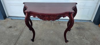 Solid Mahogany Wood Hall Console Table