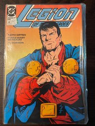 DC Comics LEGION OF SUPER HEROES #4 Feb 1990