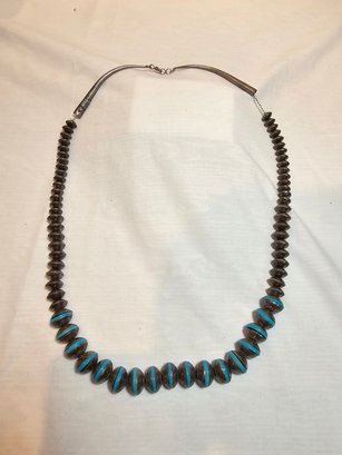 Native American Made Sterling Silver Necklace