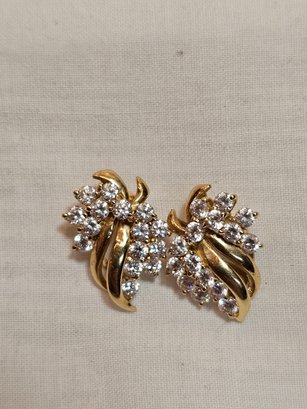 14k Gold Leaves Earrings