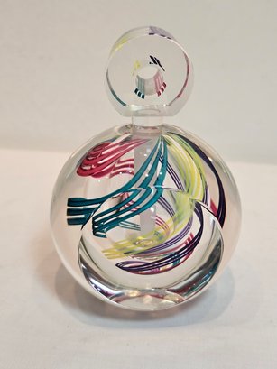 Paul Harrie Art Glass Perfume Bottle