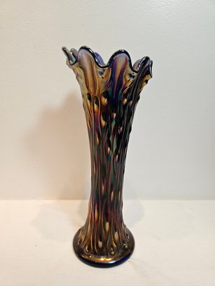 Northwood Carnival Glass Tree Vase