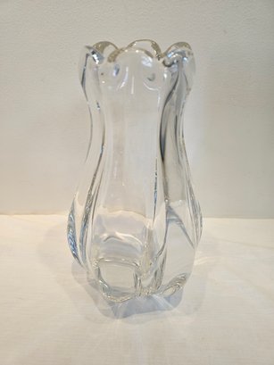 Orefors Large Crystal Vase