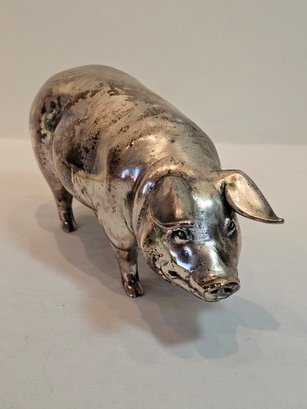 Oscar De La Renta For Lunt Silver Plated Pig