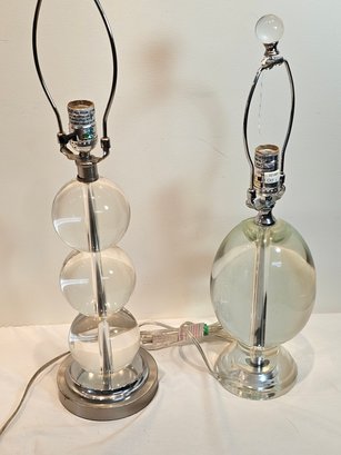 Vintage Glass Lamps