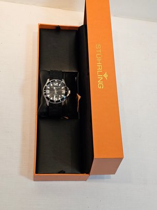 Stuhrling Diver Watch New In Box