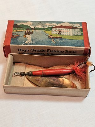 Vintage Swedish Fishing Lure In Box
