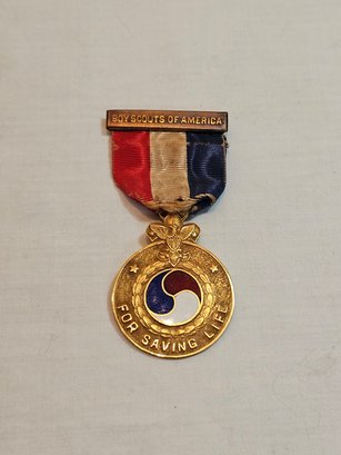 1926 Boy Scout Saving Life Medal