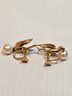 14k Gold Bird Of Peace Ring And Earring Combo Set