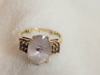 14k Gold Ring With Topaz