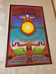 Grateful Dead It's A Beautiful Day Honolulu 1982 Concert Poster