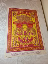 Bo Diddley And Lee Michael's Nov 1967 Original Concert Poster