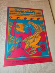 Moby Grape And The Charlatans Feb 1967 Avalon Ballroom Original Concert Poster