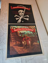 Tales Of The Great Rum Runners Original Album Poster Signed By Artist And Used As Message By Hunter