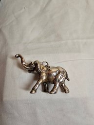 Sterling Silver Elephant Pendant