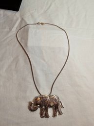 Elephant Pendant Necklace