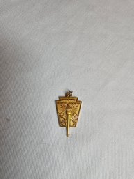 14k Gold National Honor Society Pendant