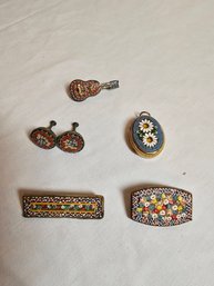 Vintage Micromosaic Jewelry Lot