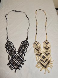 Pair Of Vintage Beaded Necklaces