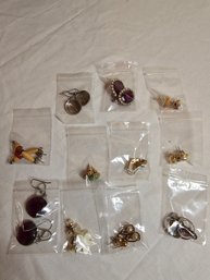 Misc Pierced Earrings Lot