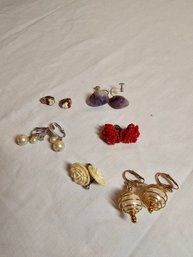 Misc Non Pierced Earrings Lot