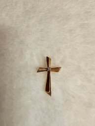 10k Gold Cross With Diamond, 10k Gold, Gold, Gold Jewelry, 10k Gold Diamond,