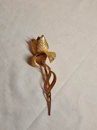 Giovanni Signed Vintage Flower Pin