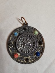 Himalayan Antique Copper Amulet Pendant