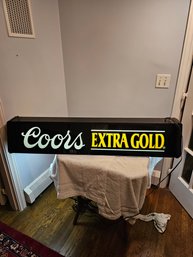 Coors Extra Gold Bar Sign