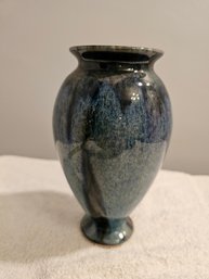 Signed Stoneware Vase