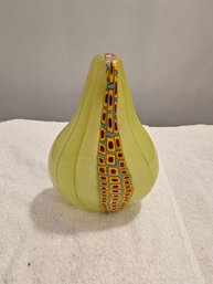 Murano  Mid Century Art Glass Vase