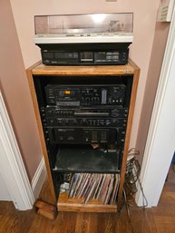 Audio Equipment And Records Lot