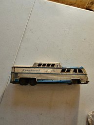 Tin Litho Greyhound Bus