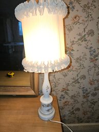 White Glass Lamp